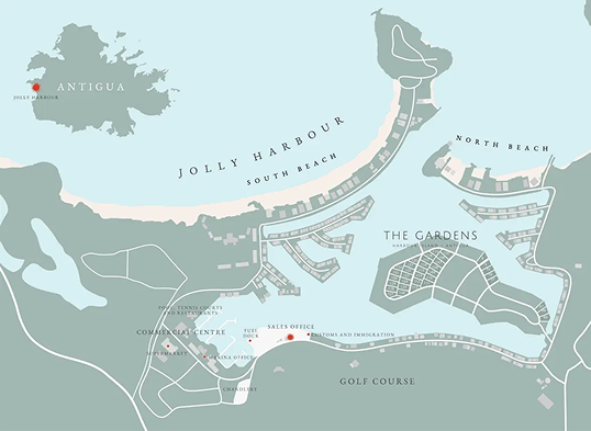 Jolly Harbour Map Image